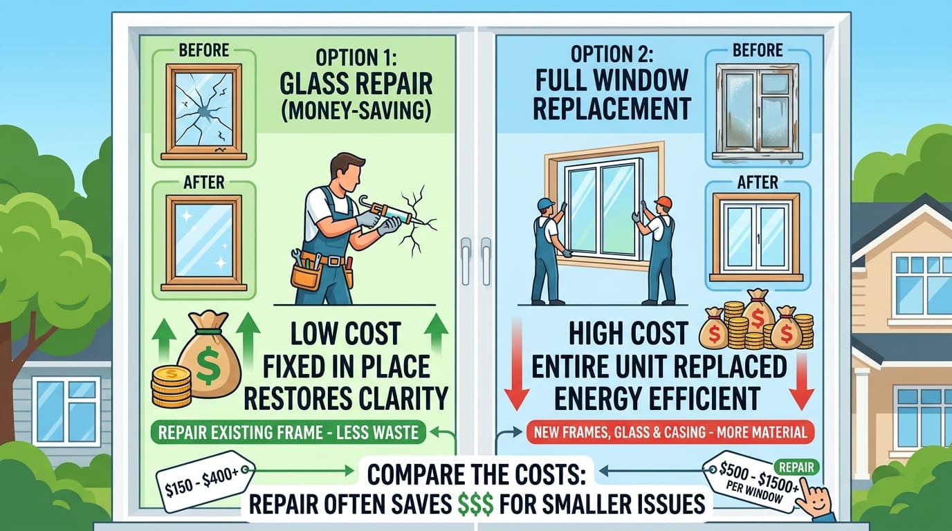 Window Repair vs. Replacement: How to Decide