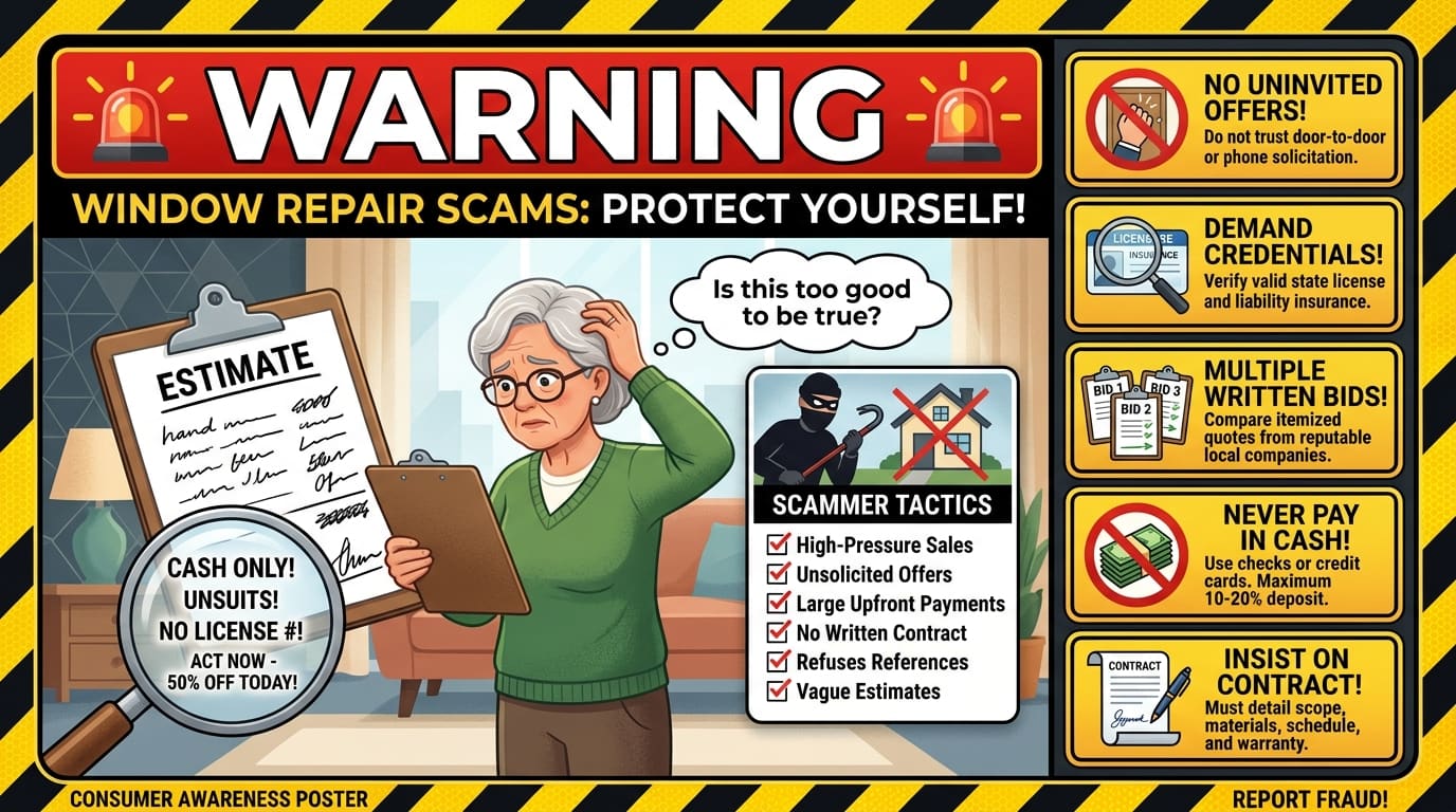 How to Avoid Window Repair Scams