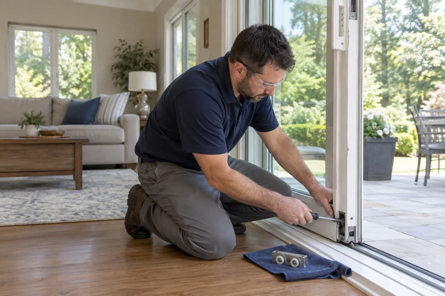 Patio Door Glass Repair in Silver Spring, MD